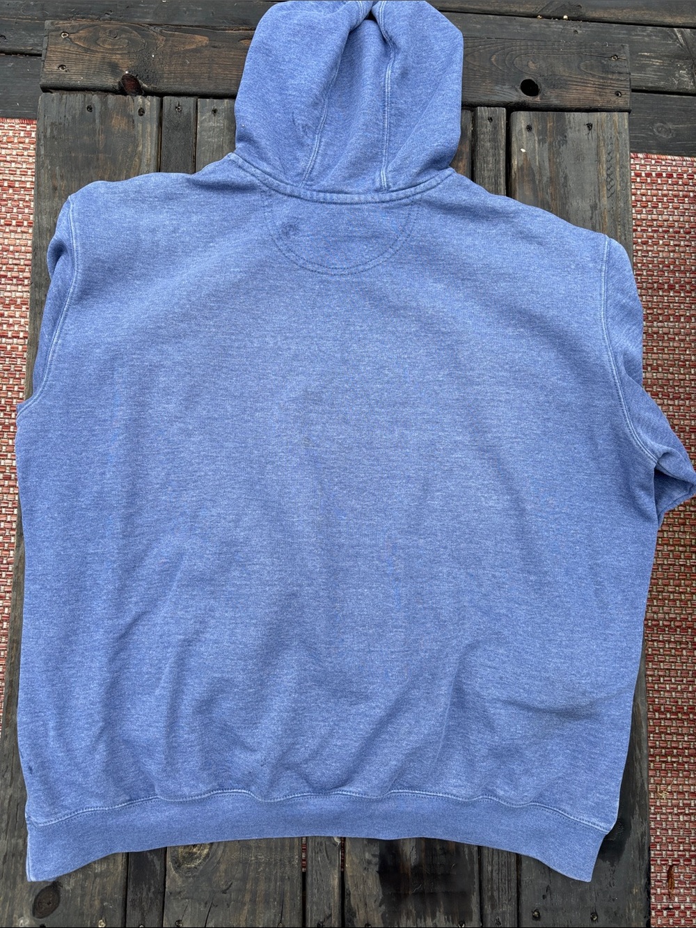 Carhartt Men’s Hooded Sweatshirt with Orange Sleeve Logo Size 2XL - Picture 5 of 6